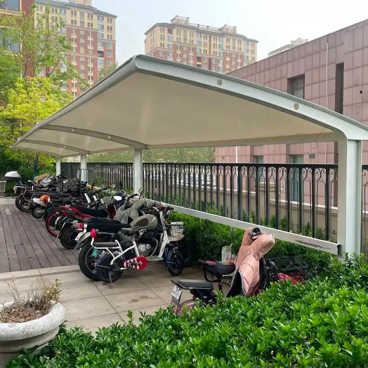 碌曲县膜结构电动车棚